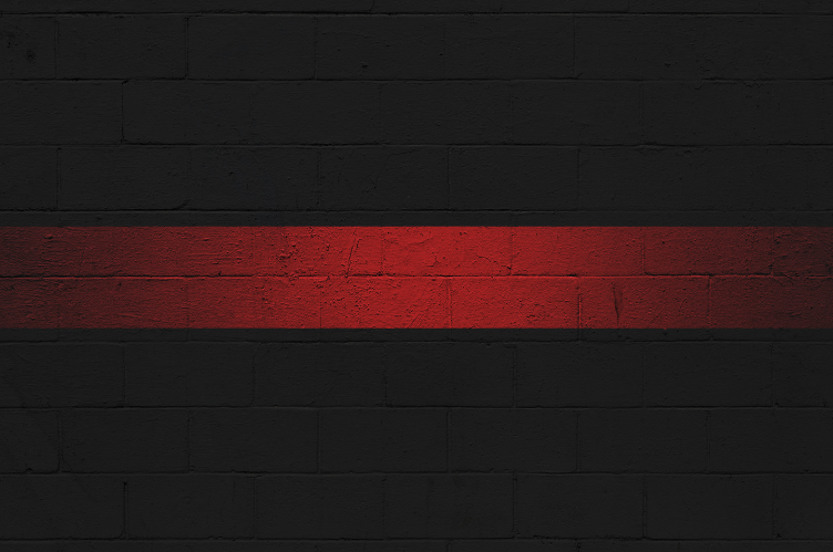 Thin Red Line Flag